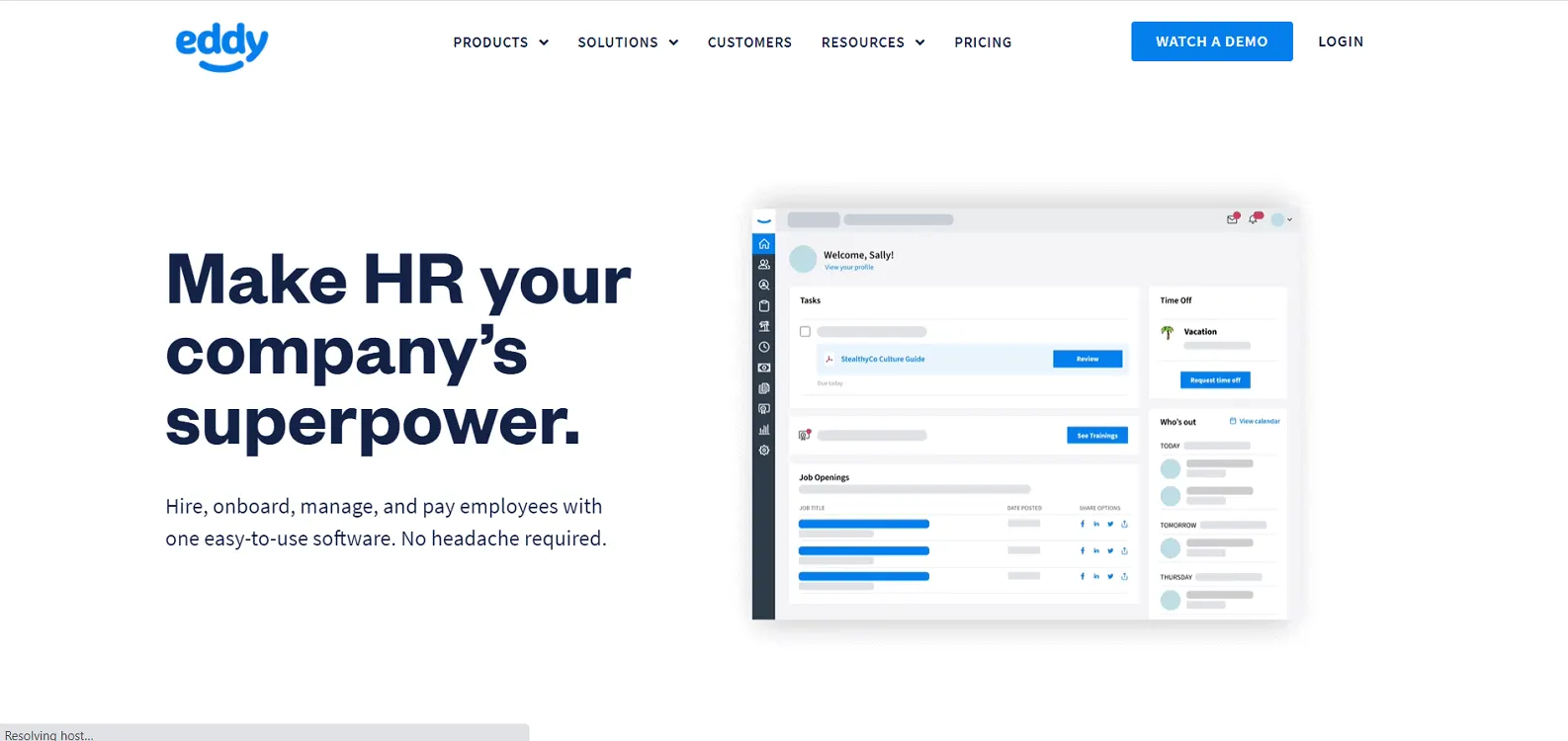 Eddy Homepage