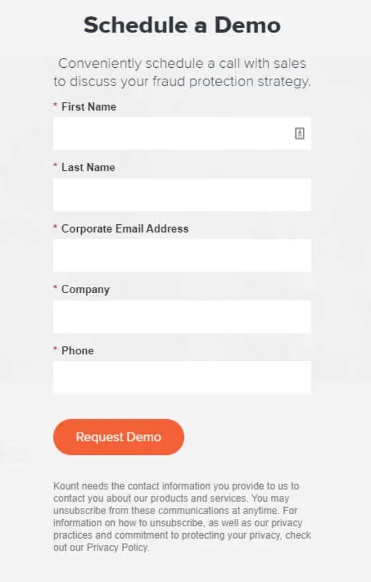 kount pricing