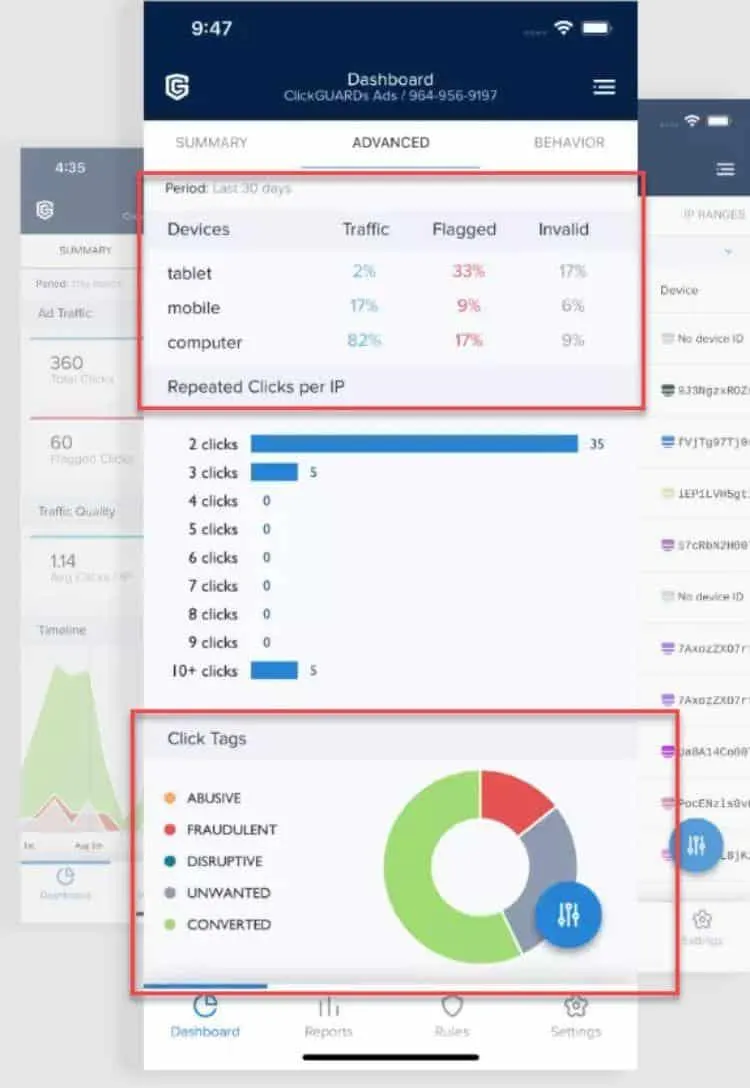 ClickGUARD ux