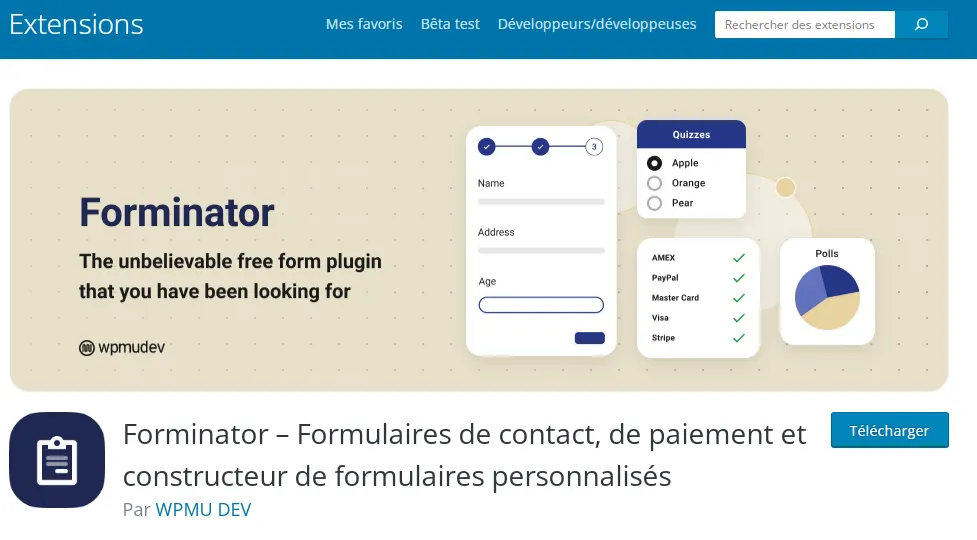 Plugin WP - Forminator