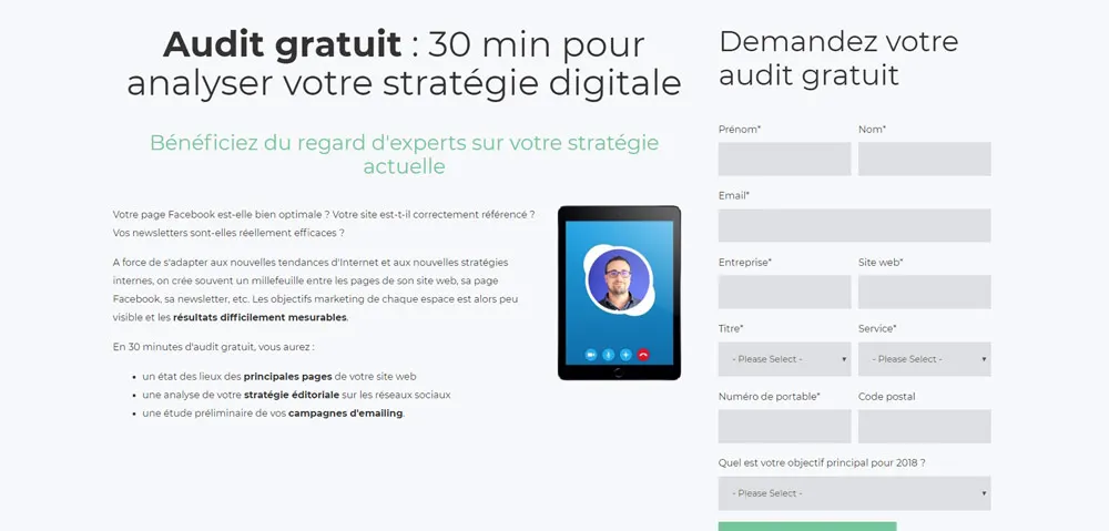 lead magnet audit gratuit