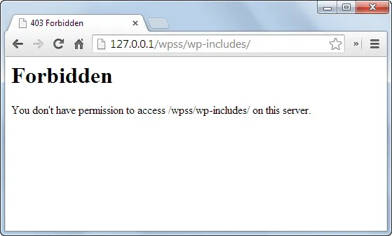 Disable directory browsing in wordpress access success