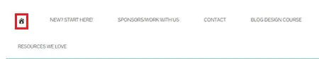 dashicon navigation example