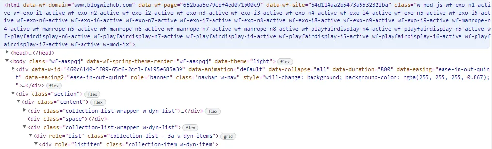 HTML 