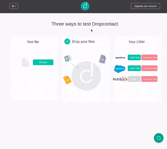 Dropcontact testing