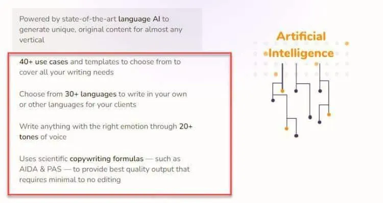 rytr features