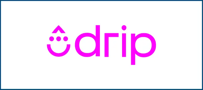 Logo Drip pour la revue Drip de Crazy Egg