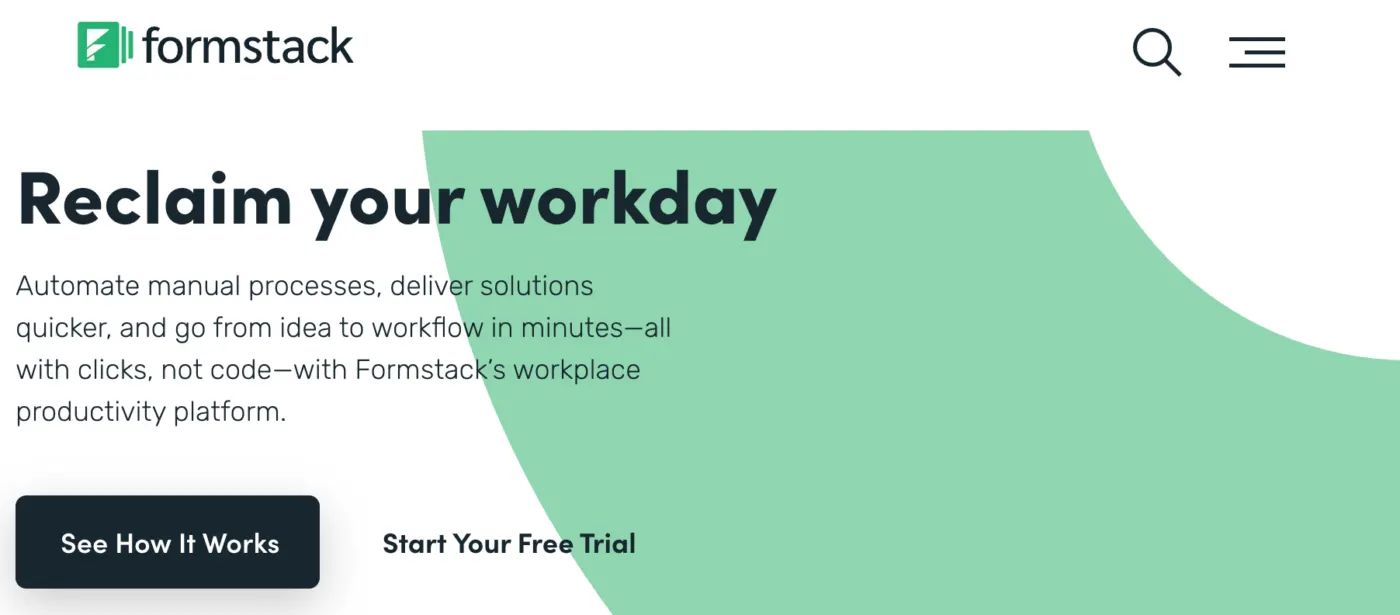 Create online forms with Formstack
