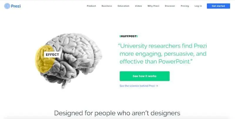 Prezi presentation software