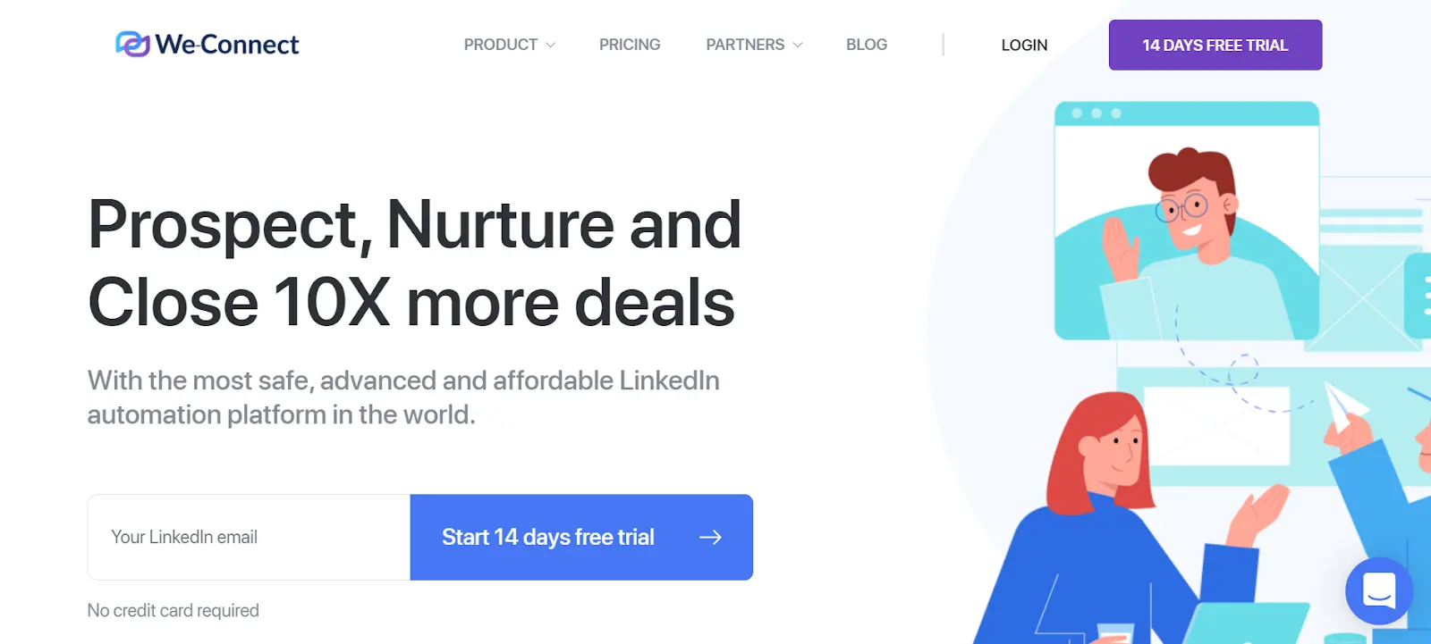 We-Connect, un logiciel d'automatisation de LinkedIn basé sur le cloud