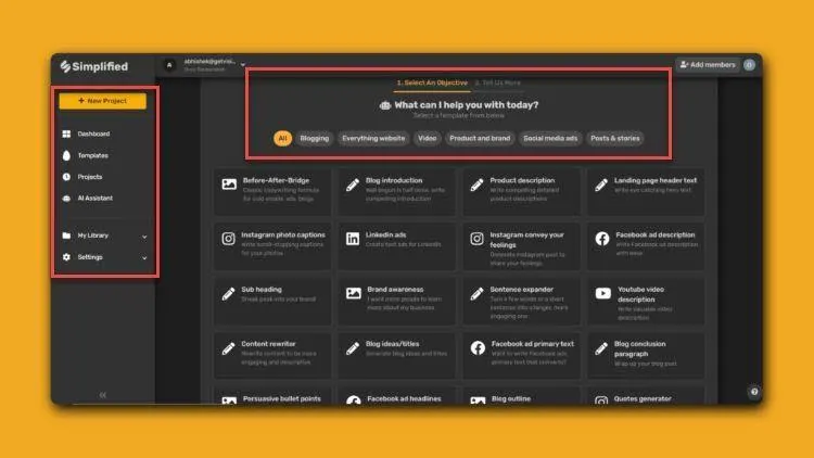 SIMPLIFIED AI facilité d'utilisation