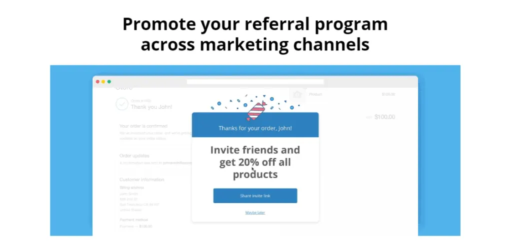 ReferralCandy cross-promotion tools