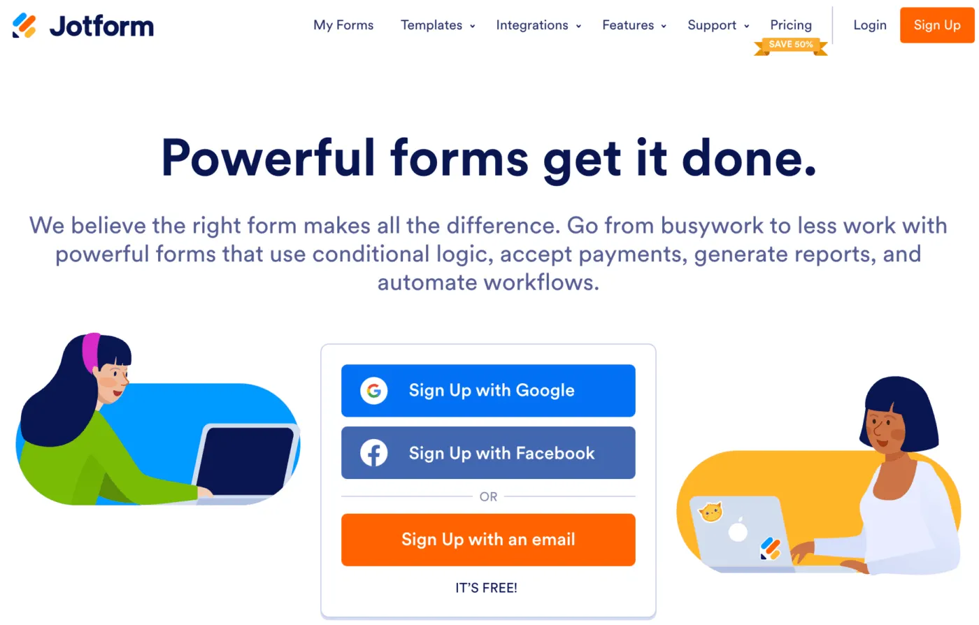 Jotform online forms