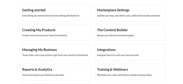 LiveChat Assistance SamCart