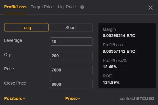 Calculatrice Bybit