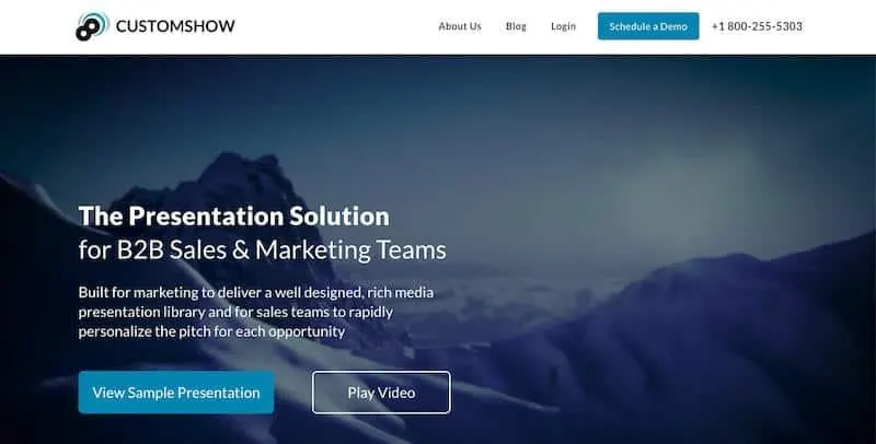 CustomShow presentation software