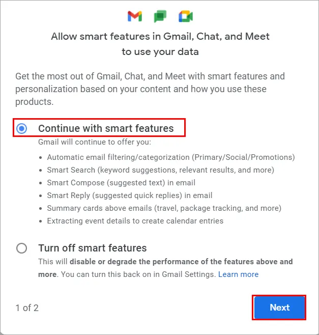 smart features