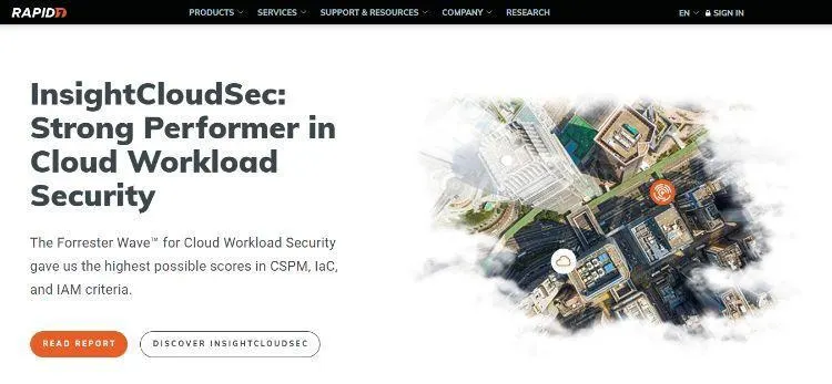rapid7 homepage