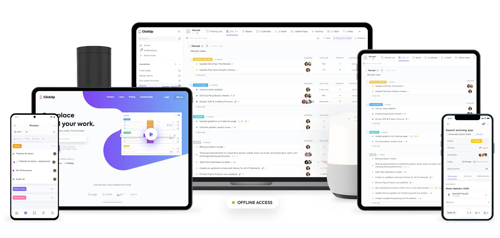 clickup on all devices