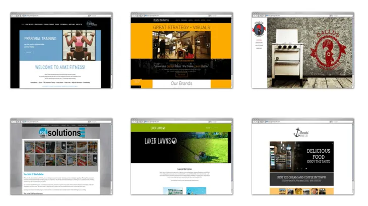 Modèles de créateurs de sites web GreenGeeks