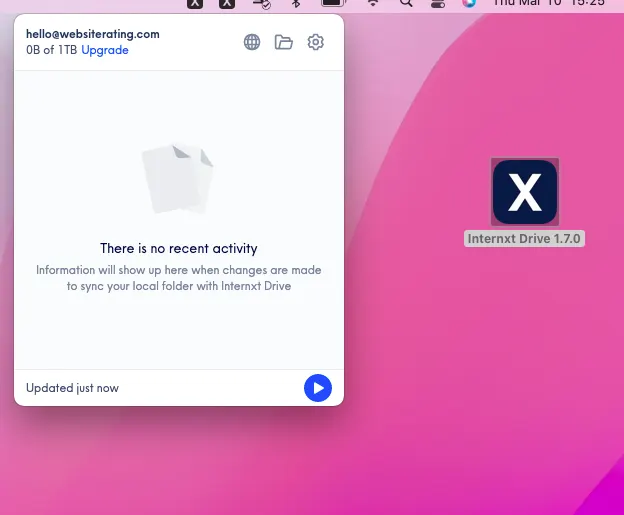 Internxt desktop app